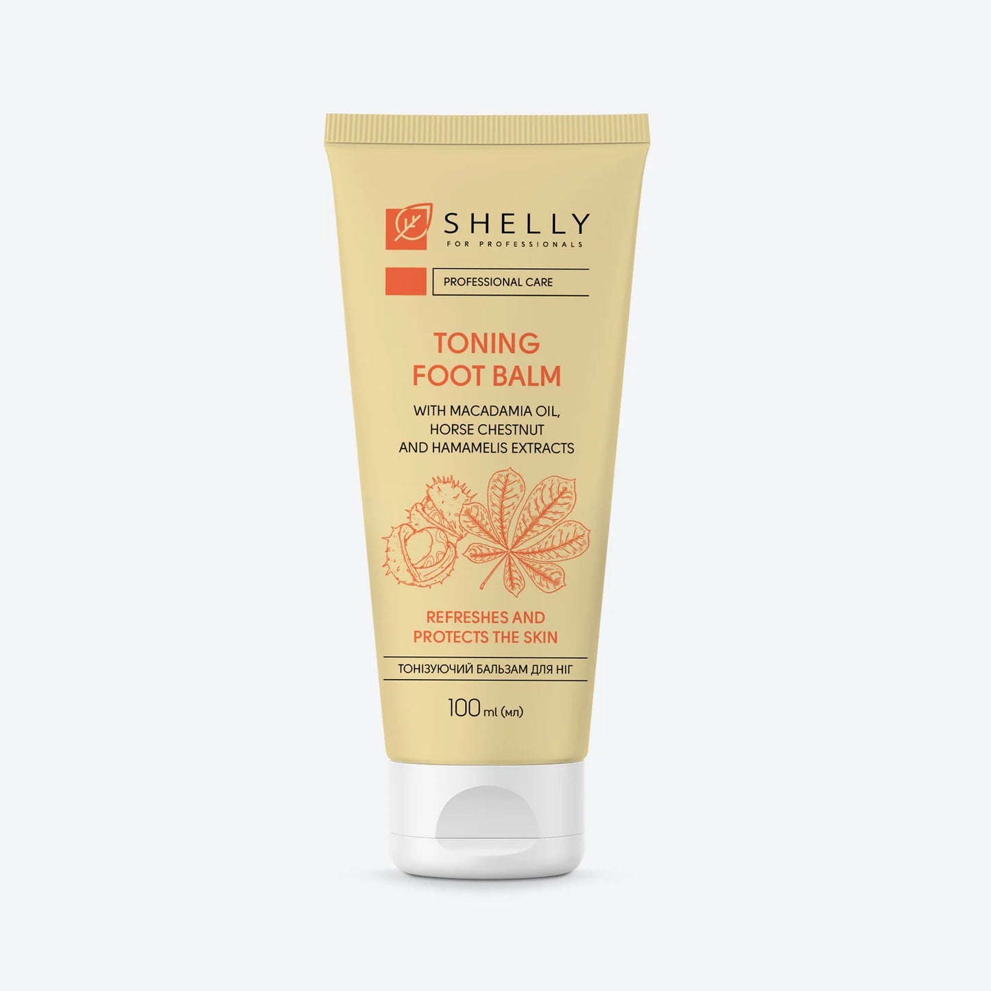Shelly Toning foot balm with macadamia oil, extracts of horse chestnut and witch hazel - 100 ml