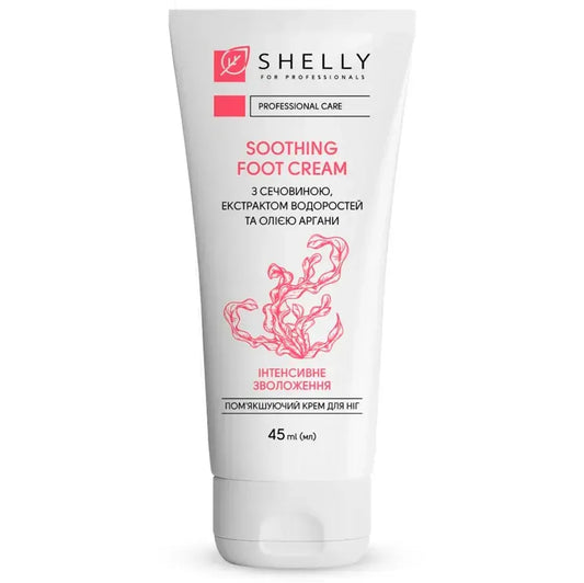 Shelly Softening foot cream with urea, algae extract and argan oil, 45 ml