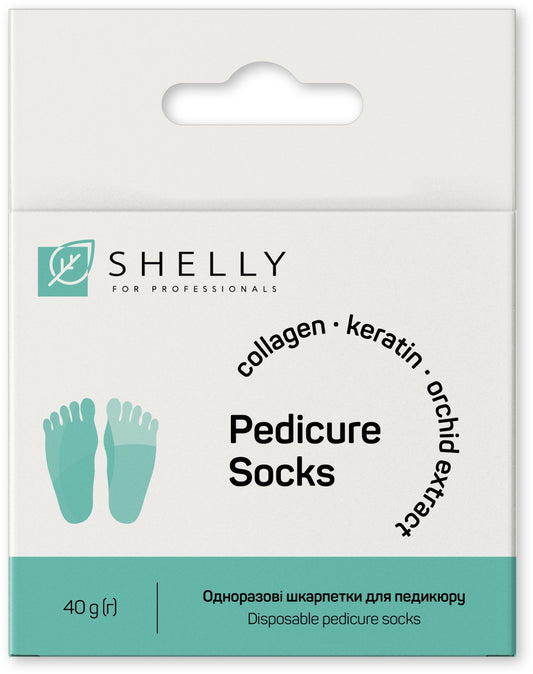 Shelly Disposable Pedicure Socks with Emulsion